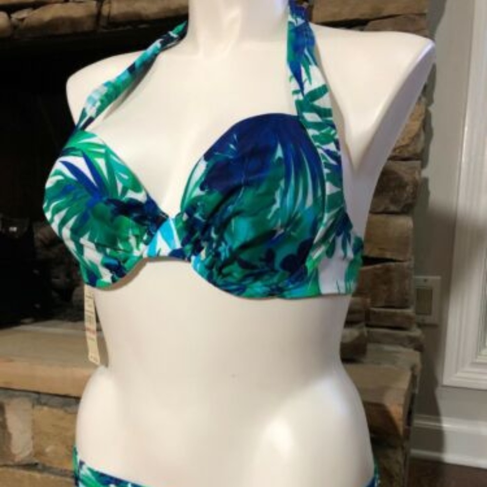 Tommy Bahama Halter 34D S Hipster Swim Suit - Picture 3 of 6